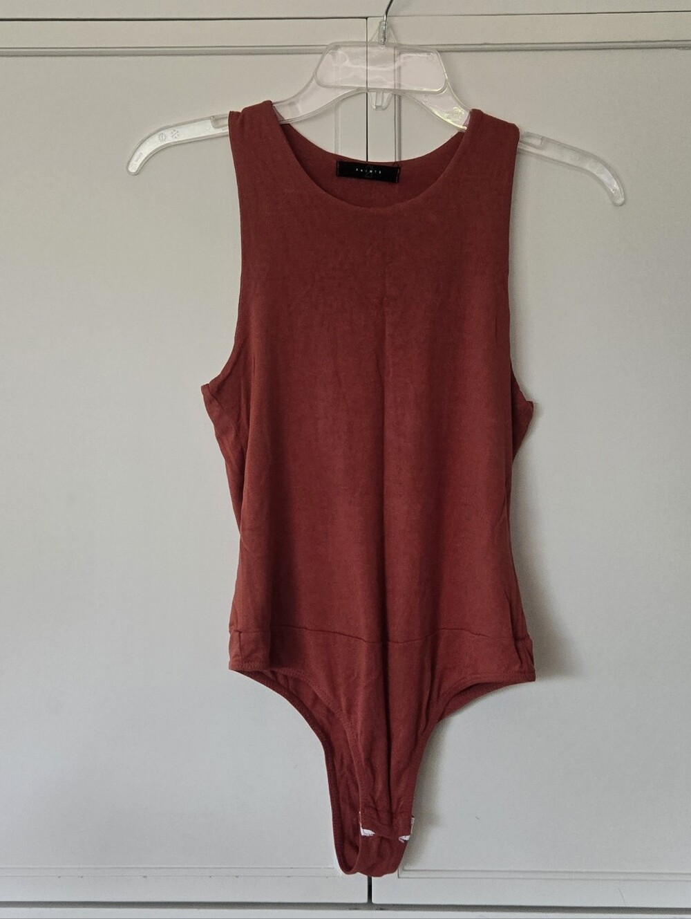 21 Saints Sleeveless Rust Red Bodysuit